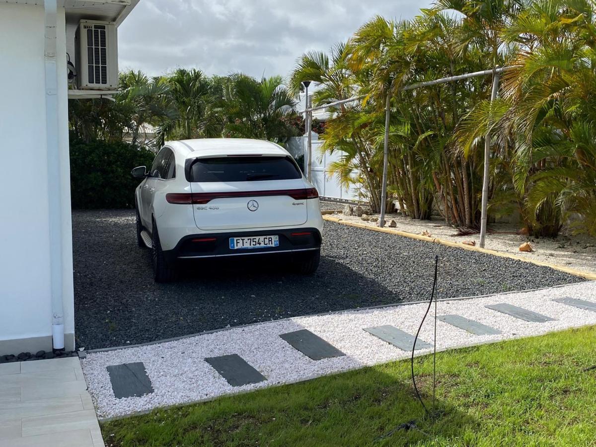 Villa Nomilou Beach Avec Acces Direct Plage Saint-Francois  Exteriér fotografie